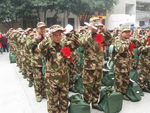Binh sĩ Quân đội Trung Quốc hiện nay phần lớn là con một